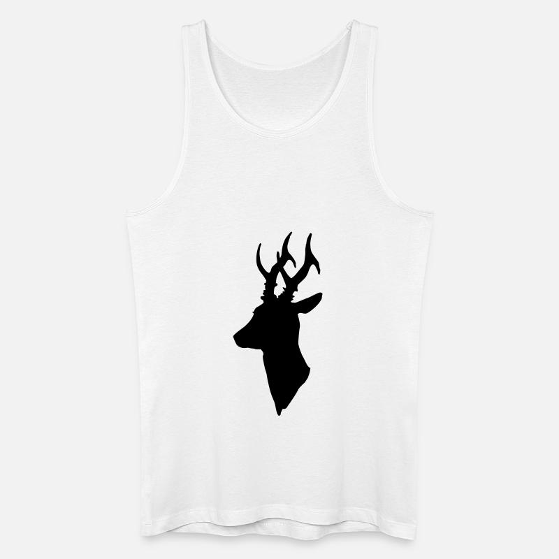 ikra - Männer Bio Tank Top - Weiß