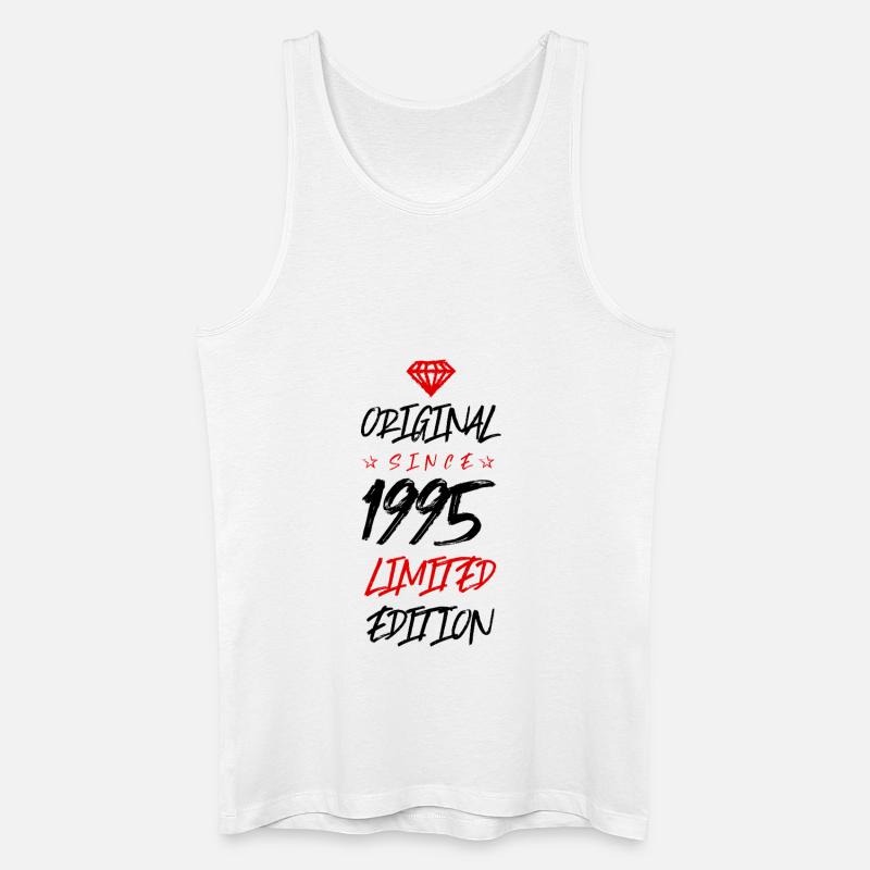 1995 limited edition - Männer Bio Tank Top - Weiß