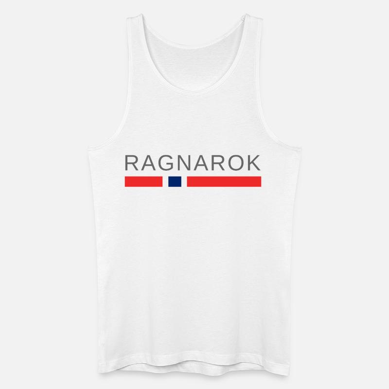 Ragnarok Norwegen - Männer Bio Tank Top - Weiß