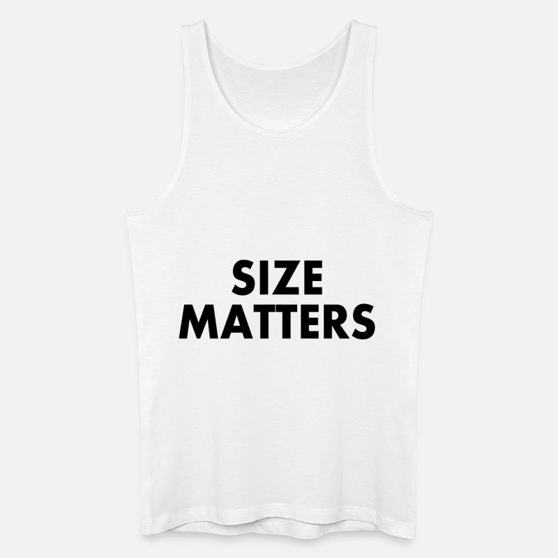 Size matters - Débardeur bio Homme - blanc