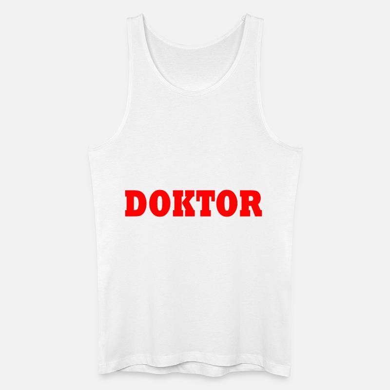 Dockor - Männer Bio Tank Top - Weiß