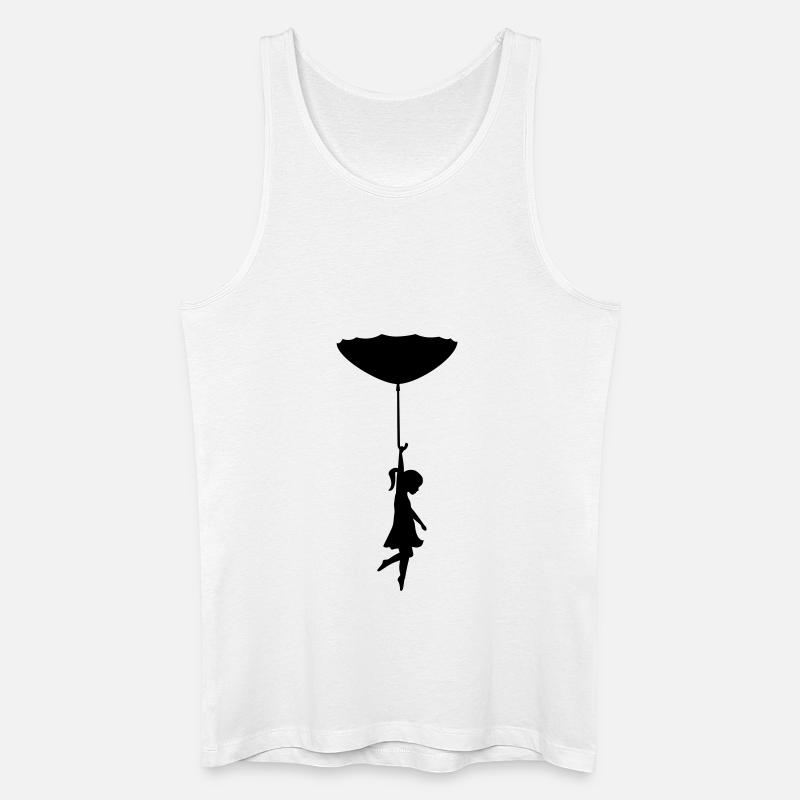 alles gute kommt von oben - Männer Bio Tank Top - Weiß