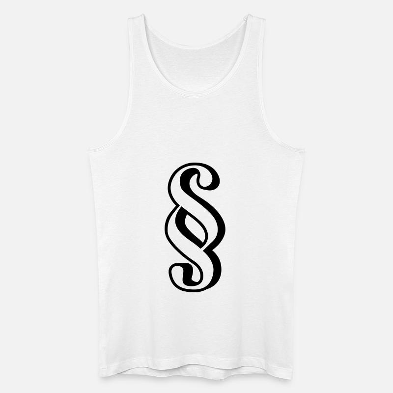 Paragraph - Männer Bio Tank Top - Weiß