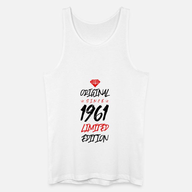 1961 limited edition - Männer Bio Tank Top - Weiß