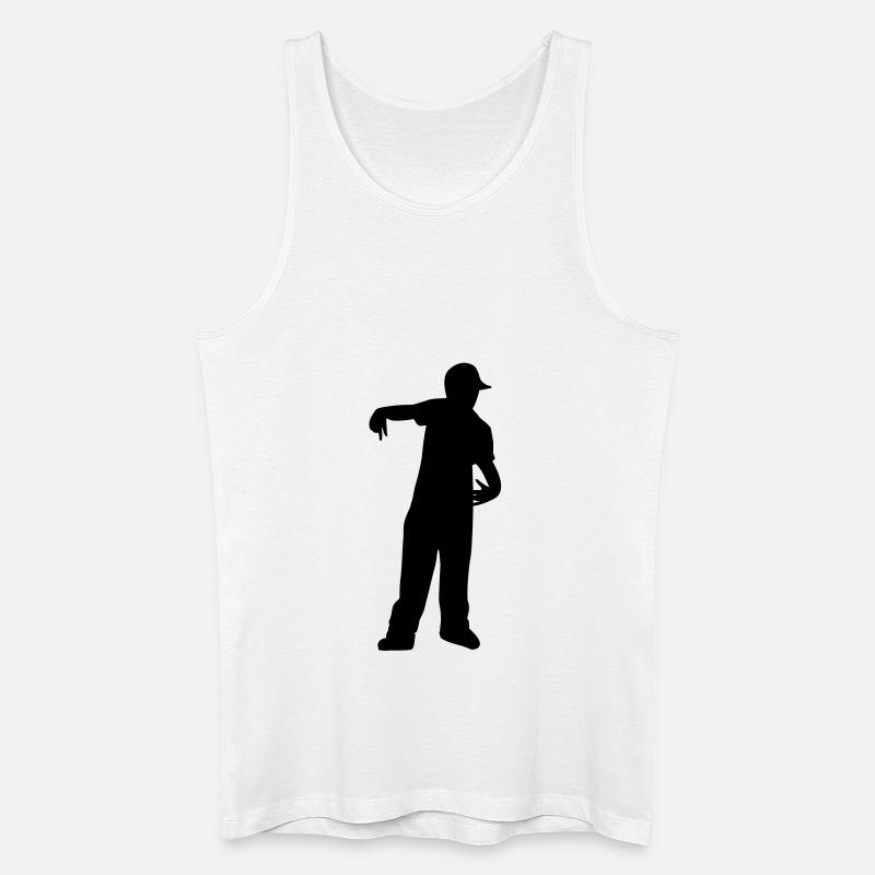 Rapper - Männer Bio Tank Top - Weiß