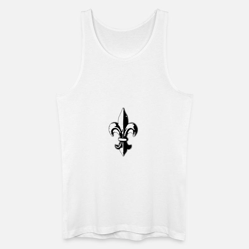 lilie-mini - Männer Bio Tank Top - Weiß