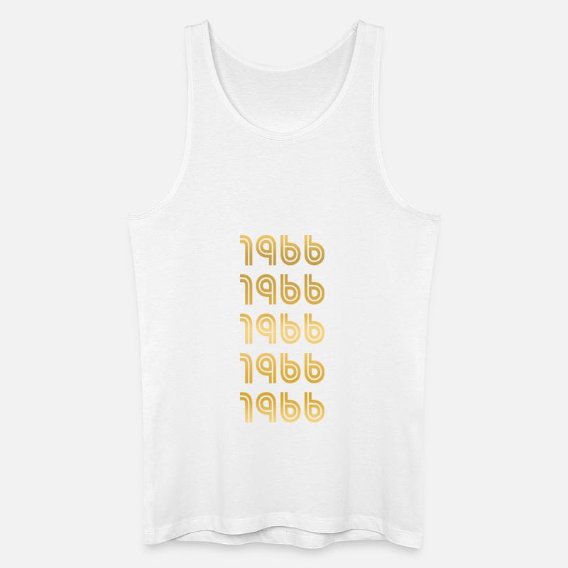 Jahr 1966 - Männer Bio Tank Top - Weiß