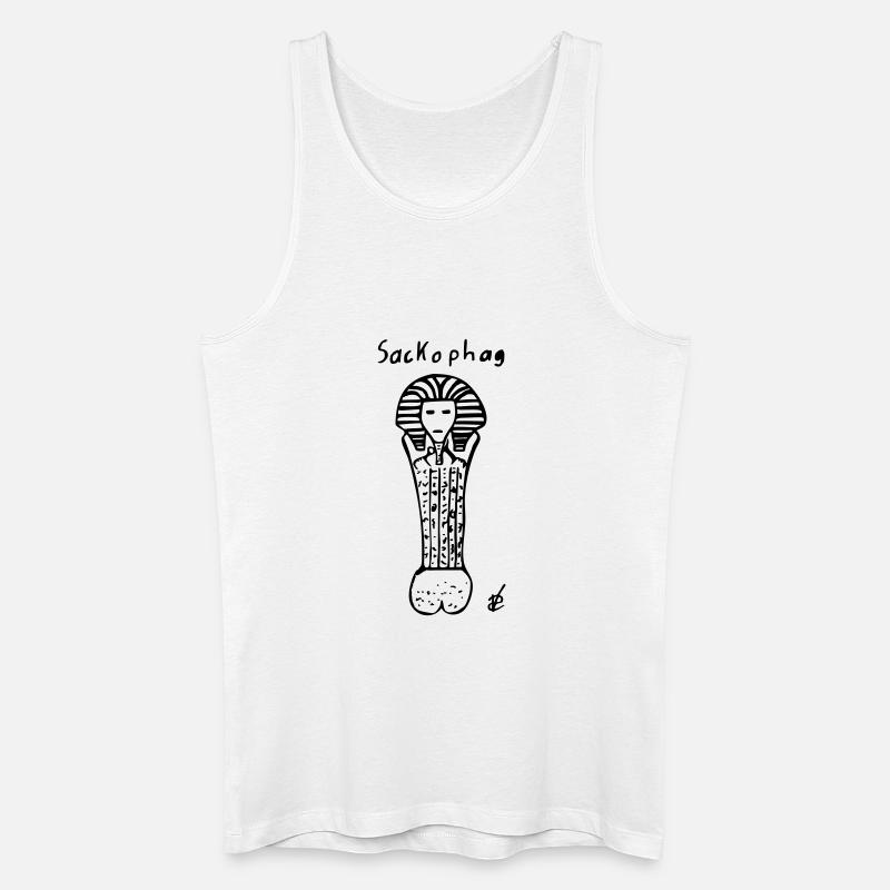 Sackophag - Männer Bio Tank Top - Weiß