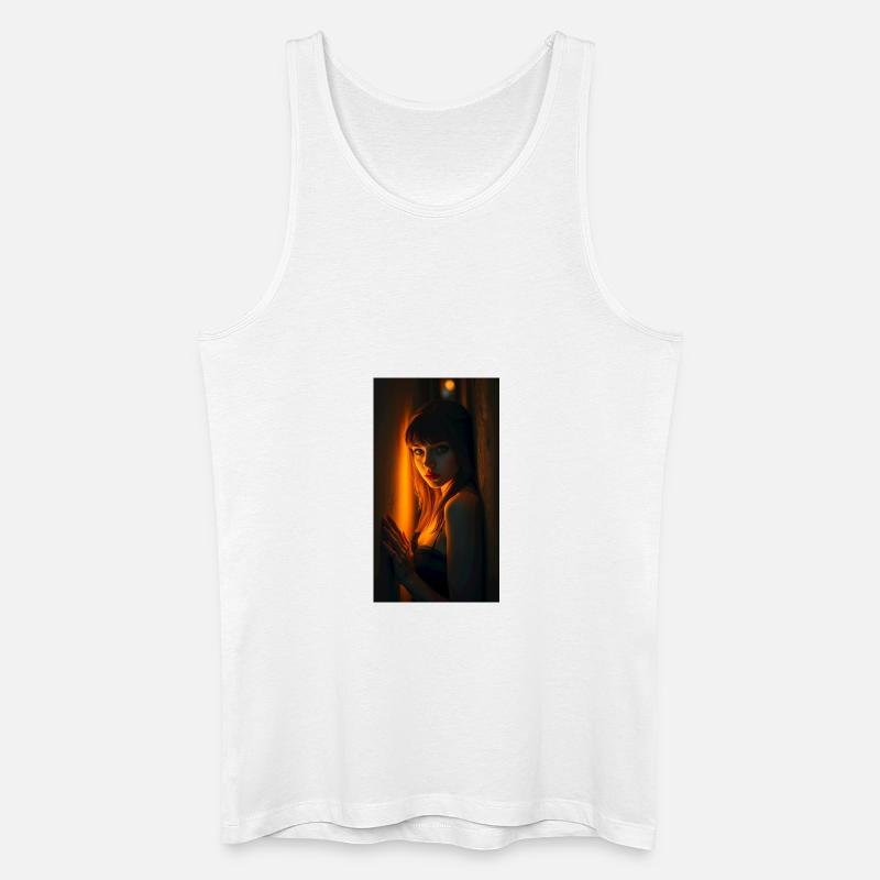 SWS MIDNIGHT - Männer Bio Tank Top - Weiß