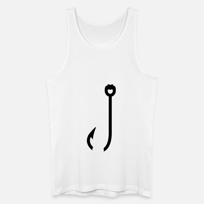 Hook - Männer Bio Tank Top - Weiß