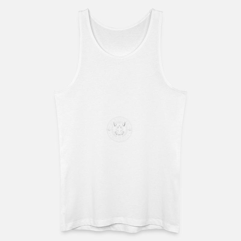 Streuner Katze - Männer Bio Tank Top - Weiß