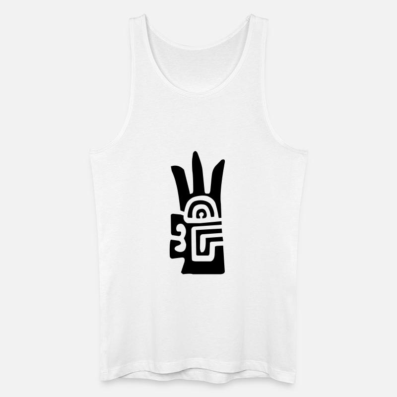 Chavín - Männer Bio Tank Top - Weiß