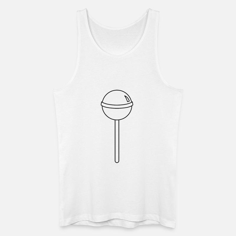 Lutscher - Männer Bio Tank Top - Weiß