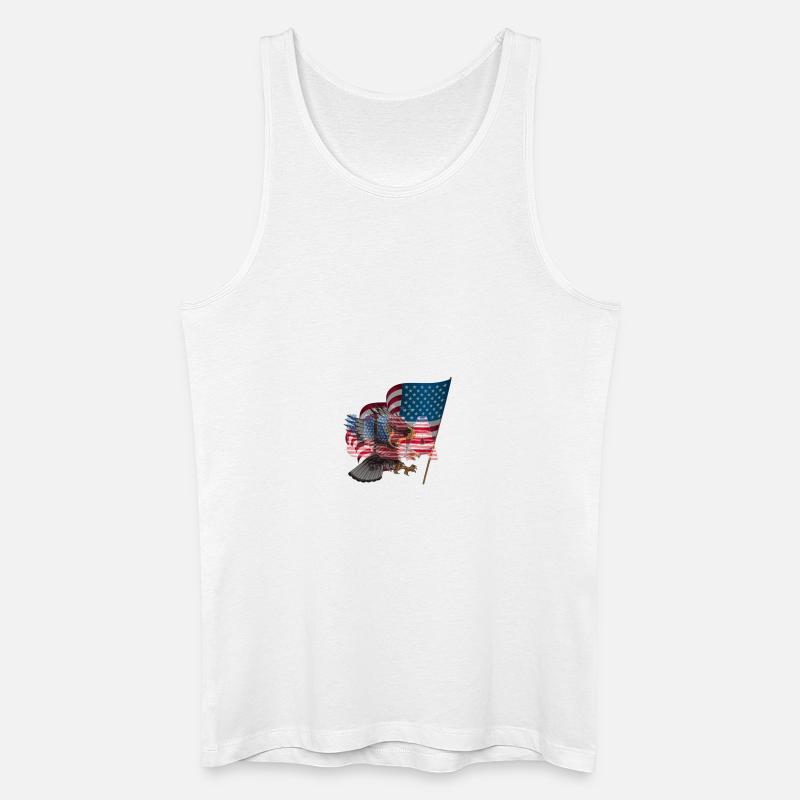 USSpolo - Männer Bio Tank Top - Weiß