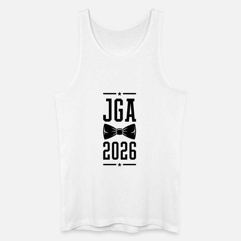 Jga 2026 Junggeselenabschied - Männer Bio Tank Top - Weiß