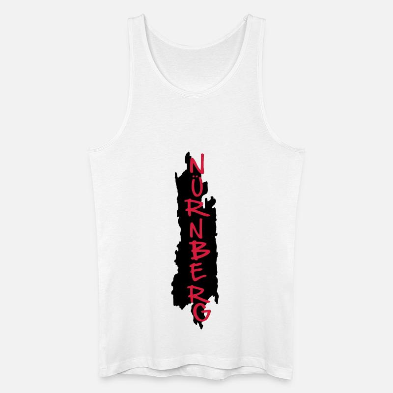 nürnberg - Männer Bio Tank Top - Weiß
