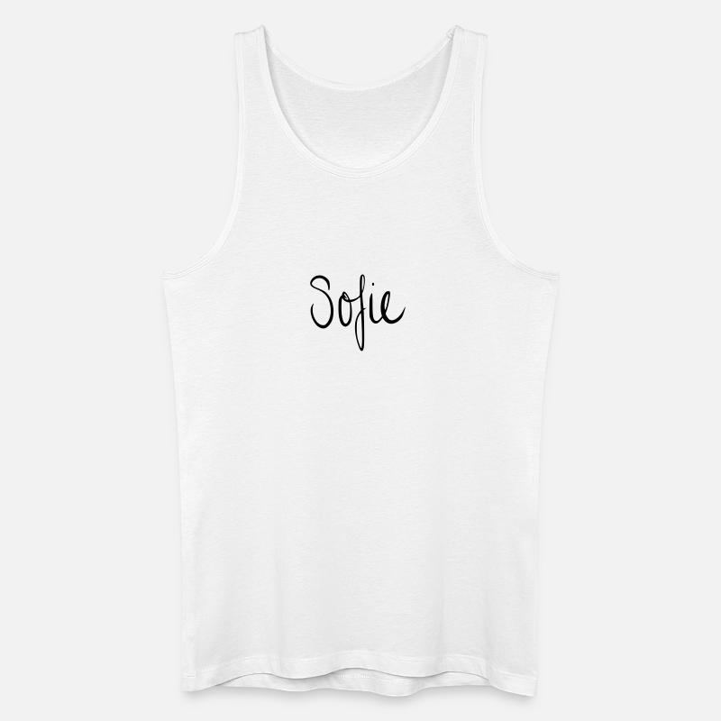 Sofie - Männer Bio Tank Top - Weiß