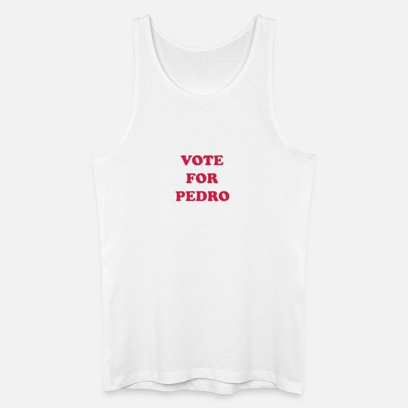Vote For Pedro - Männer Bio Tank Top - Weiß