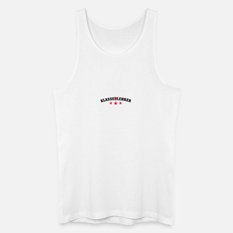 Klassenlehrer - Männer Bio Tank Top - Weiß