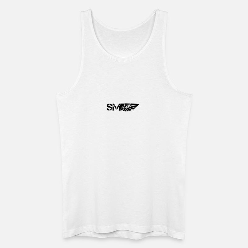 Supermoto - Männer Bio Tank Top - Weiß