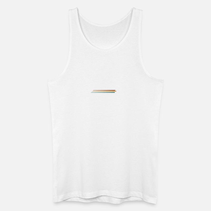 Warten auf Design-Upload - Männer Bio Tank Top - Weiß