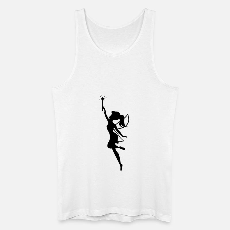 fee_01 - Männer Bio Tank Top - Weiß