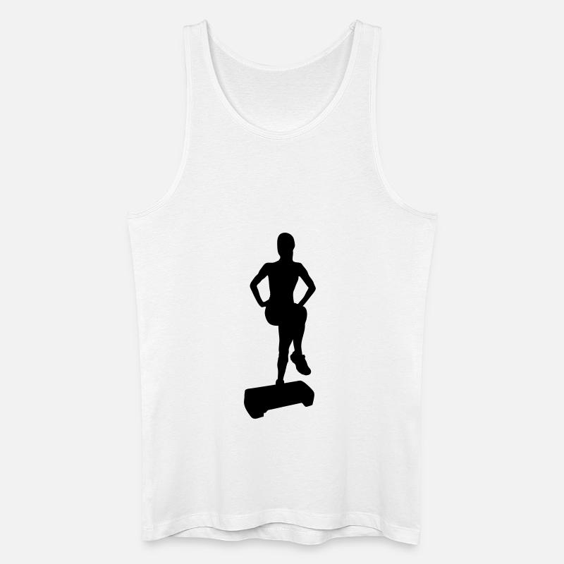 Aerobic - Männer Bio Tank Top - Weiß