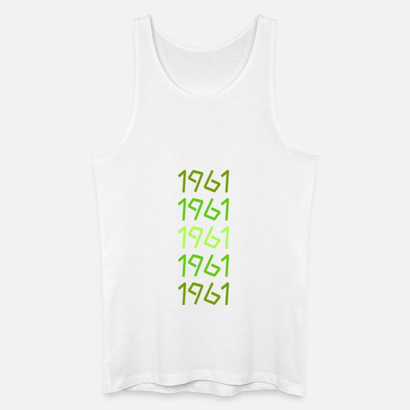 Chefkoch 1961 - Männer Bio Tank Top - Weiß