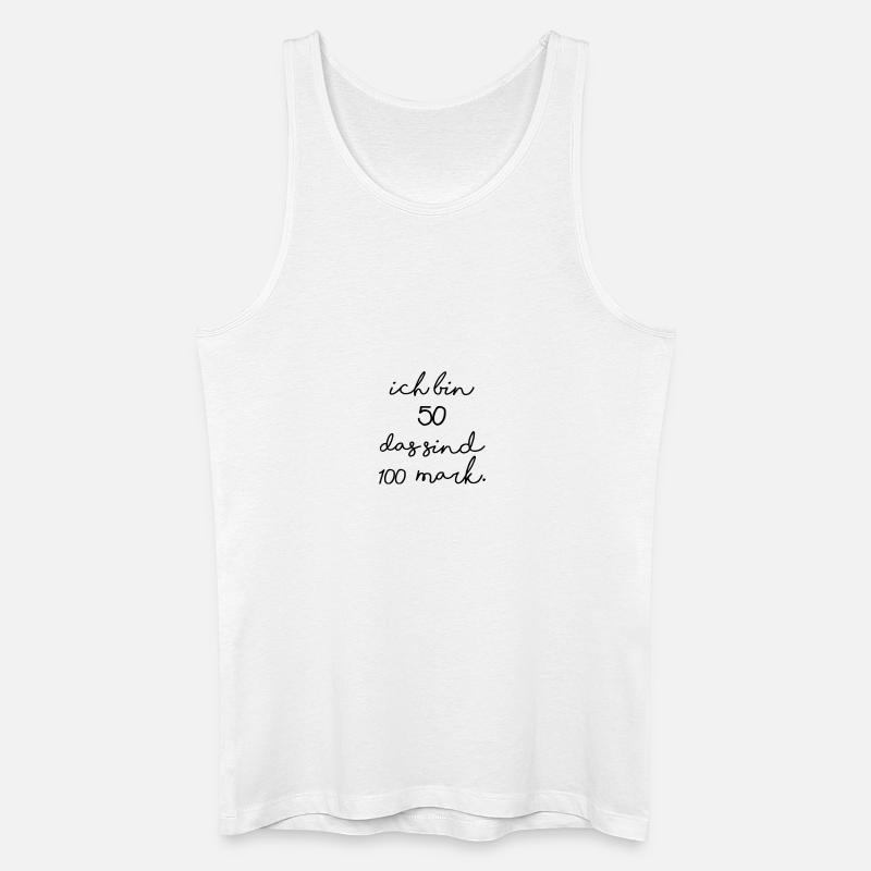 50 - Männer Bio Tank Top - Weiß