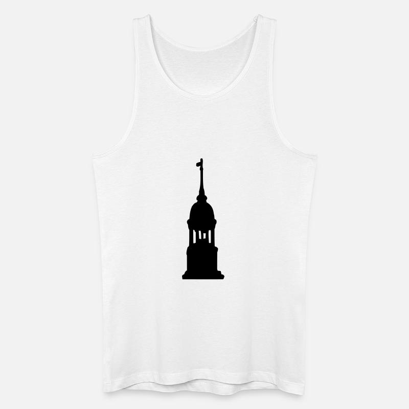 Hamburger Michel Hamburg - Männer Bio Tank Top - Weiß