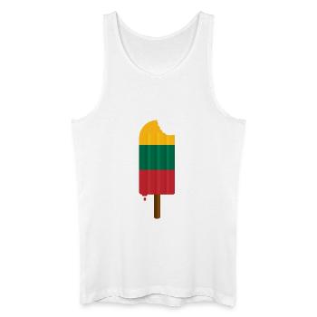 Taste of Lithuania - Men’s Organic Tank Top - white - Front