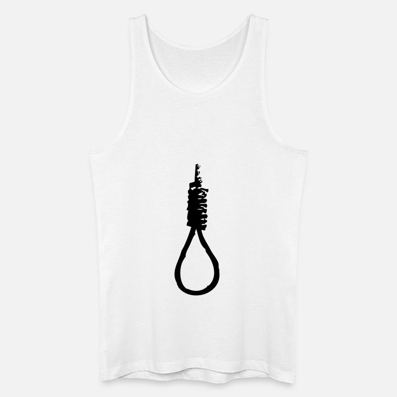 seilschlupf knoten gehaengt - Männer Bio Tank Top - Weiß
