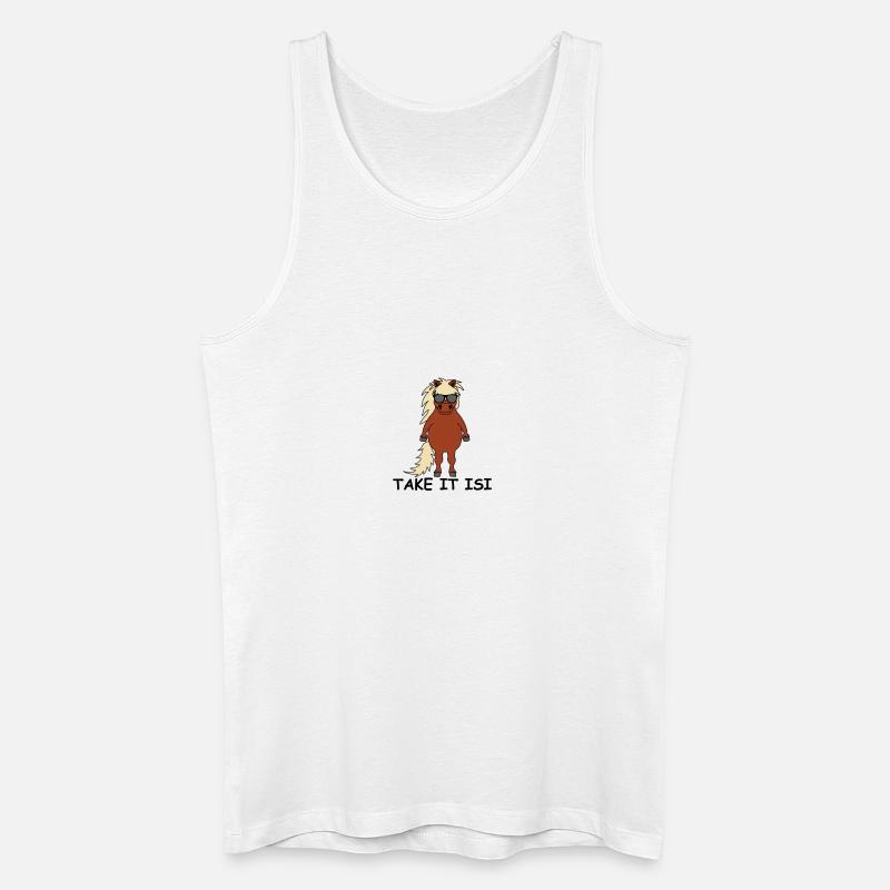 take it isi - Männer Bio Tank Top - Weiß