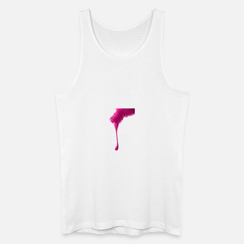 Frauennägel - Männer Bio Tank Top - Weiß