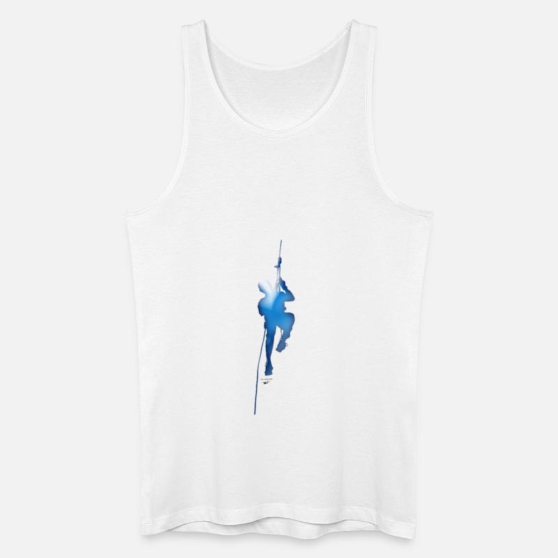 Seil Mann - Männer Bio Tank Top - Weiß