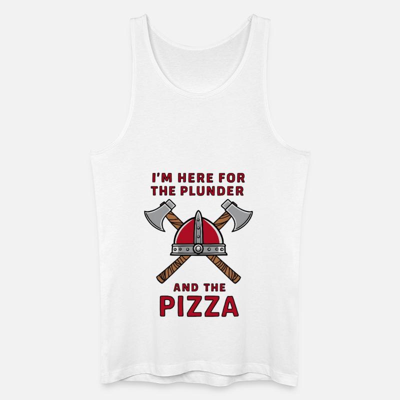 Viking Plunder - Männer Bio Tank Top - Weiß