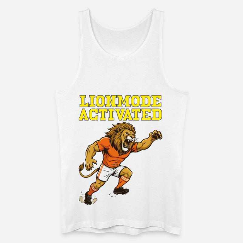 LionModeActivated - Männer Bio Tank Top - Weiß