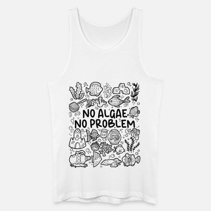 No algae, no problem – aquarium - Men’s Organic Tank Top - white