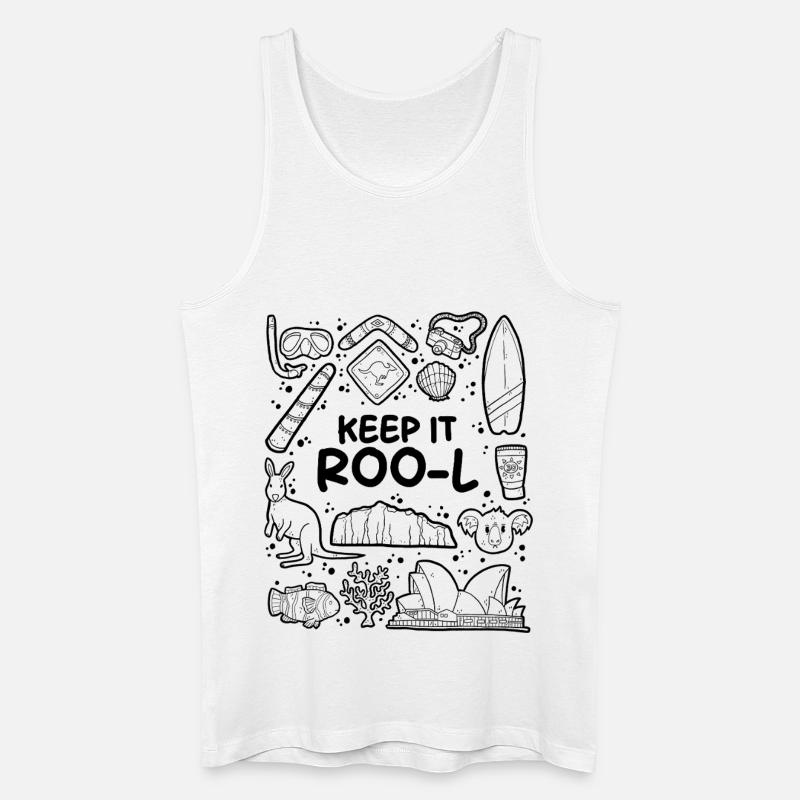 Keep it roo-l - Men’s Organic Tank Top - white