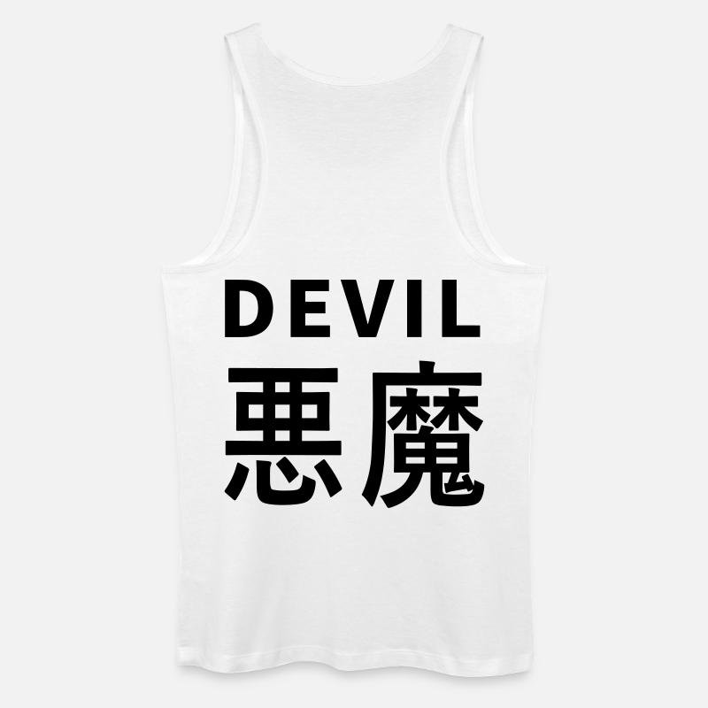 Devil's Kajni - Männer Bio Tank Top - Weiß