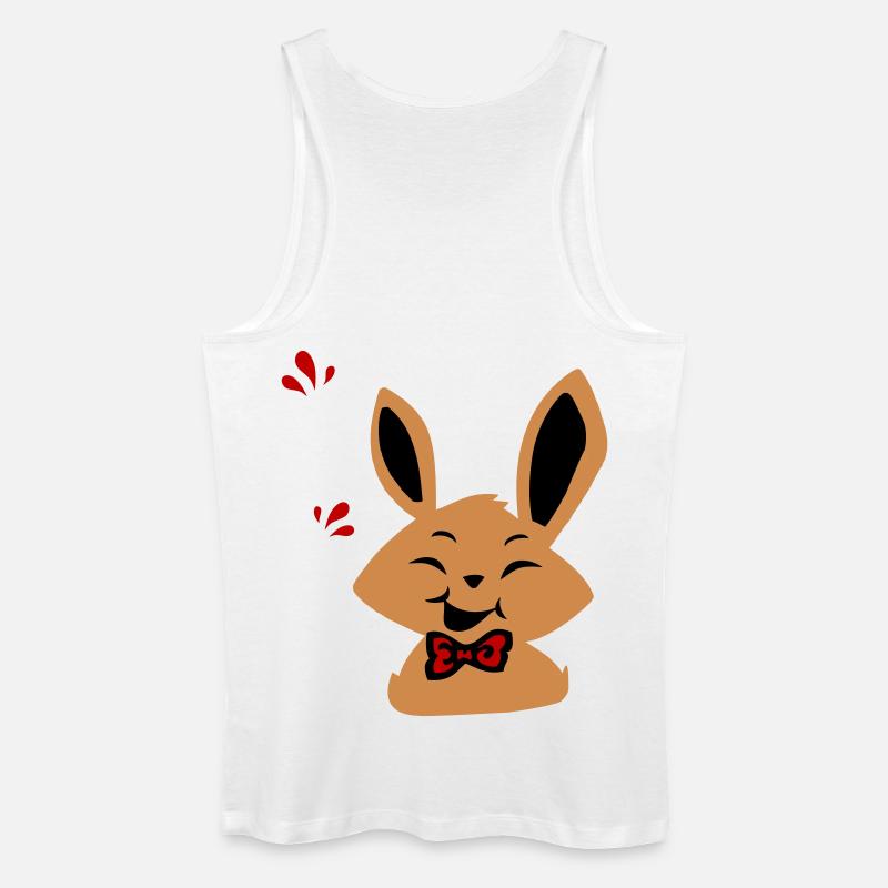 Osterhase - Männer Bio Tank Top - Weiß