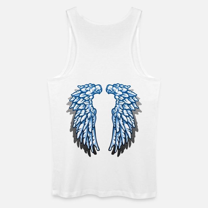 Ich bin ein Engel - Männer Bio Tank Top - Weiß