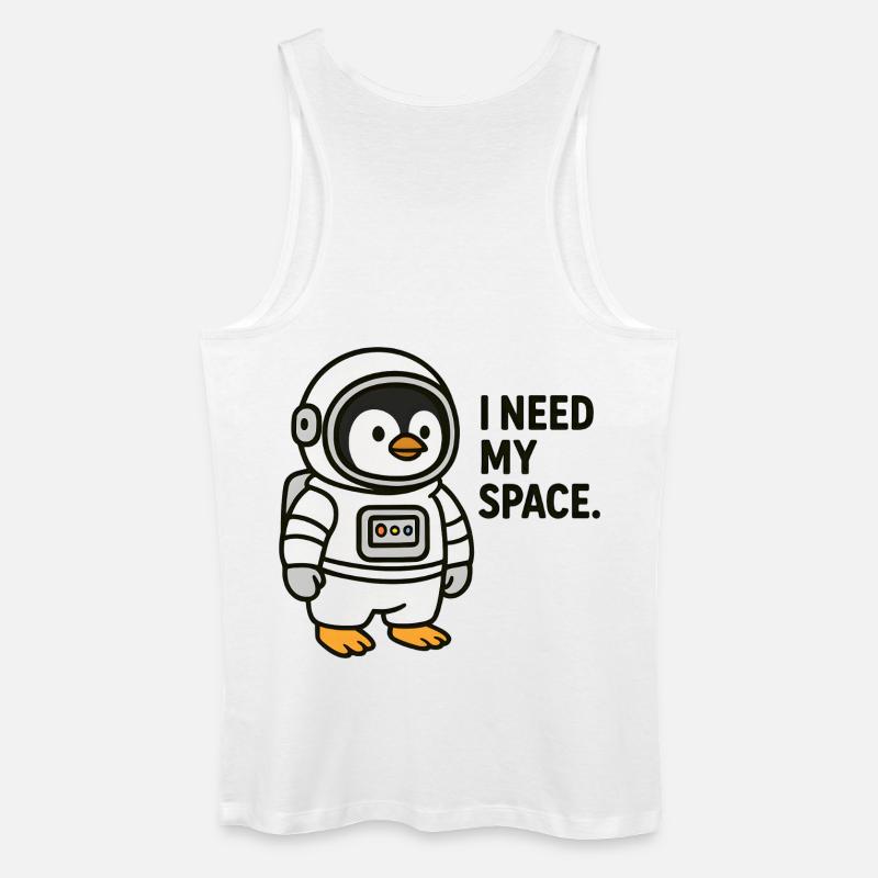 Astro Peng Kollektion - Männer Bio Tank Top - Weiß