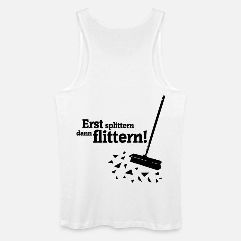 Polterabend - Männer Bio Tank Top - Weiß