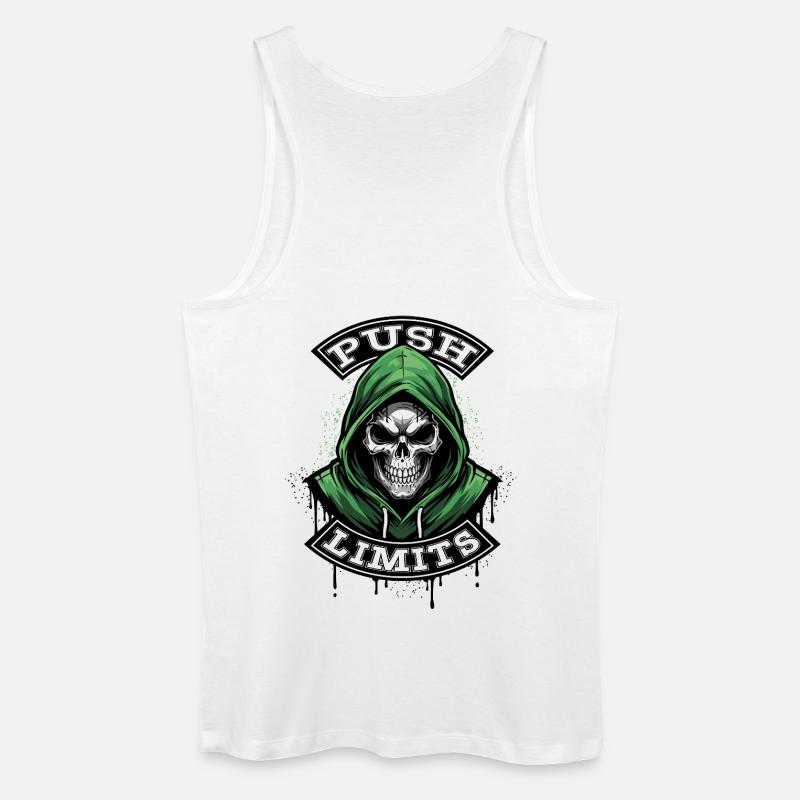 PUSH-LIMITS - Männer Bio Tank Top - Weiß