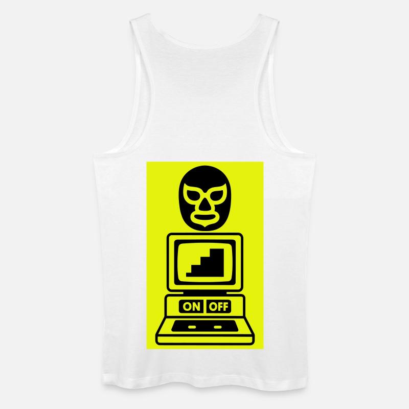 Computercult - Männer Bio Tank Top - Weiß