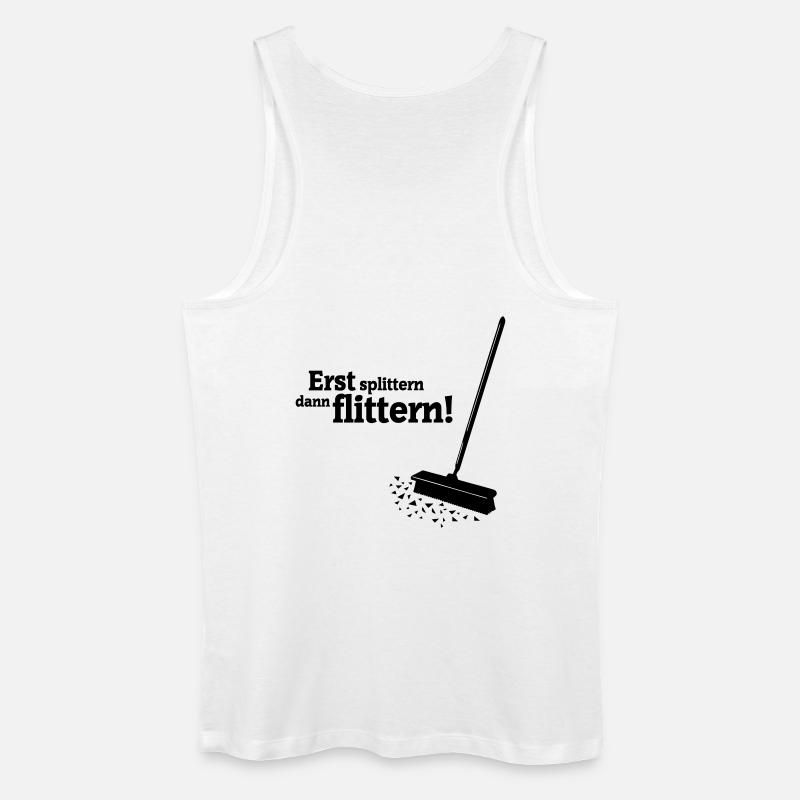 Polterabend - Männer Bio Tank Top - Weiß