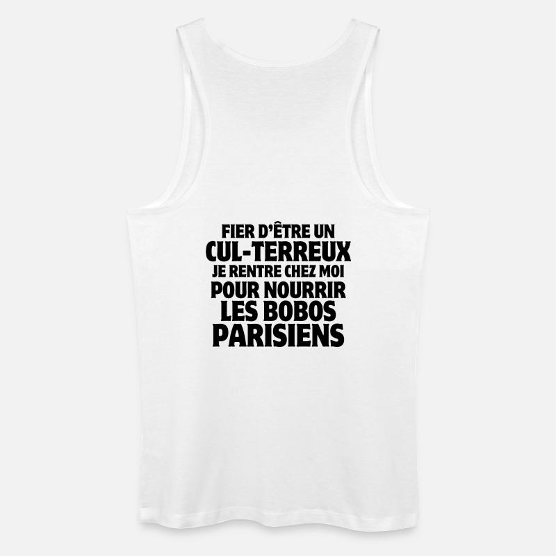 Bauer, Bauer, Bauer, Land - Männer Bio Tank Top - Weiß