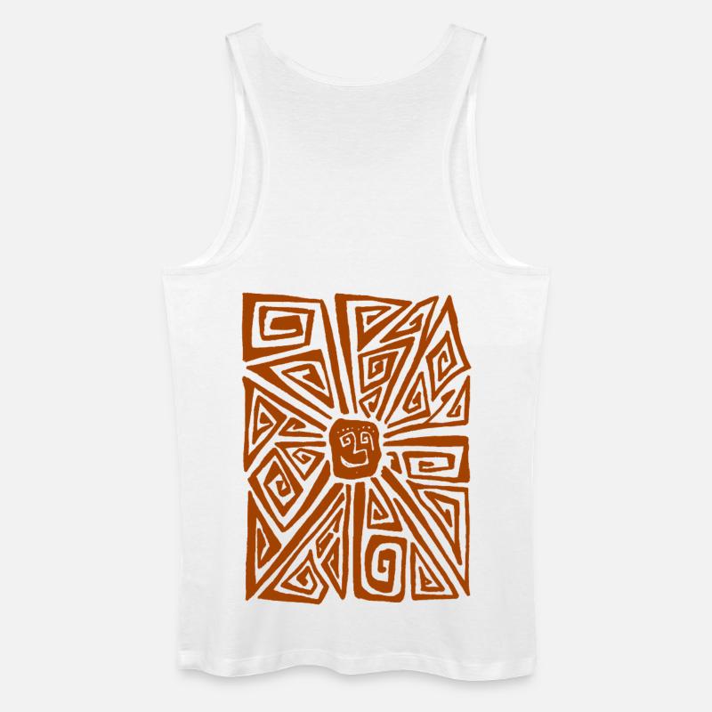 Fremde Sonne - Männer Bio Tank Top - Weiß