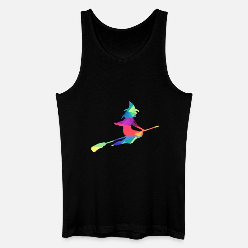 Bunte Hexe - Männer Bio Tank Top - Schwarz